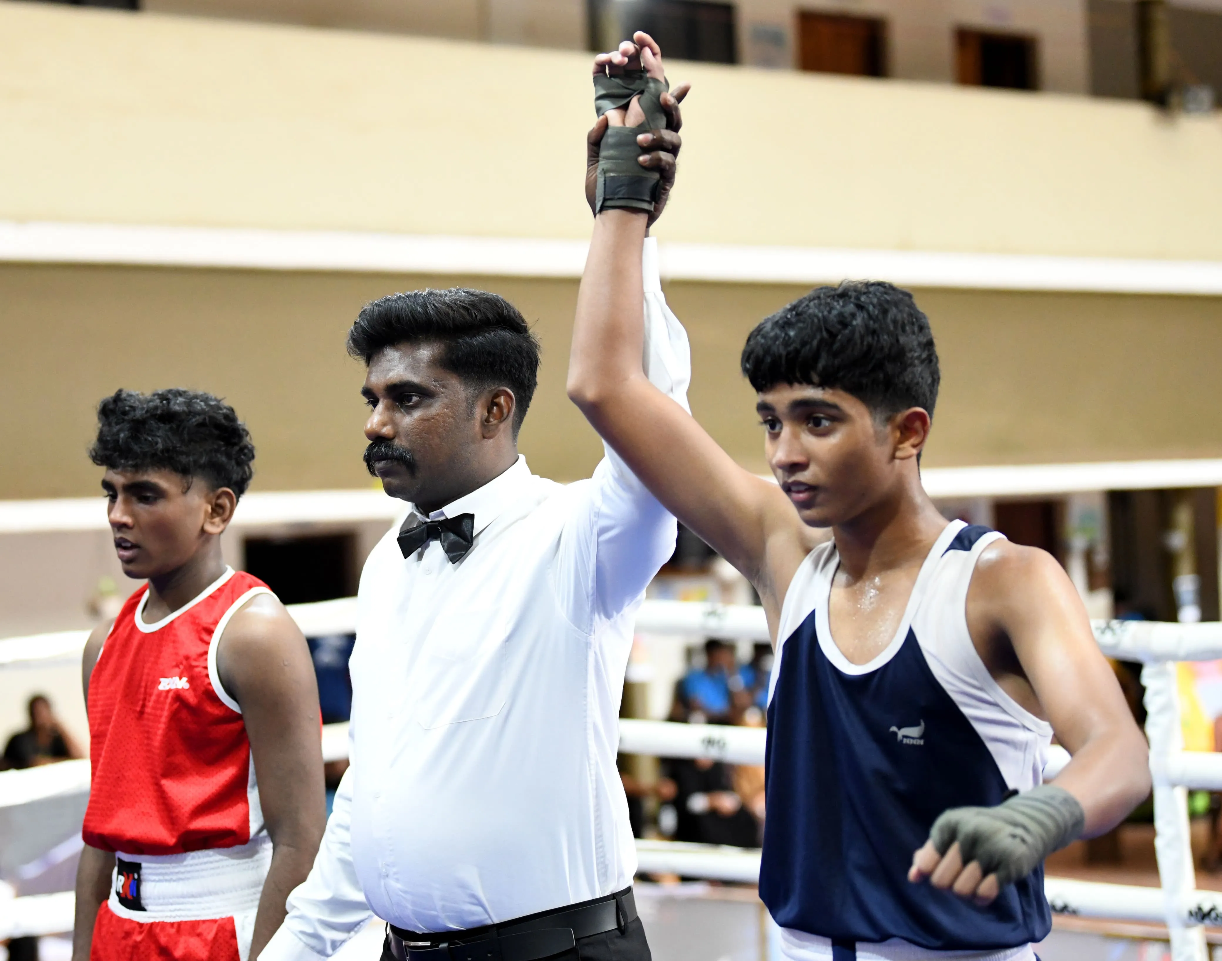 Boxing training at Sparing Lifestyle YMCA Kochi