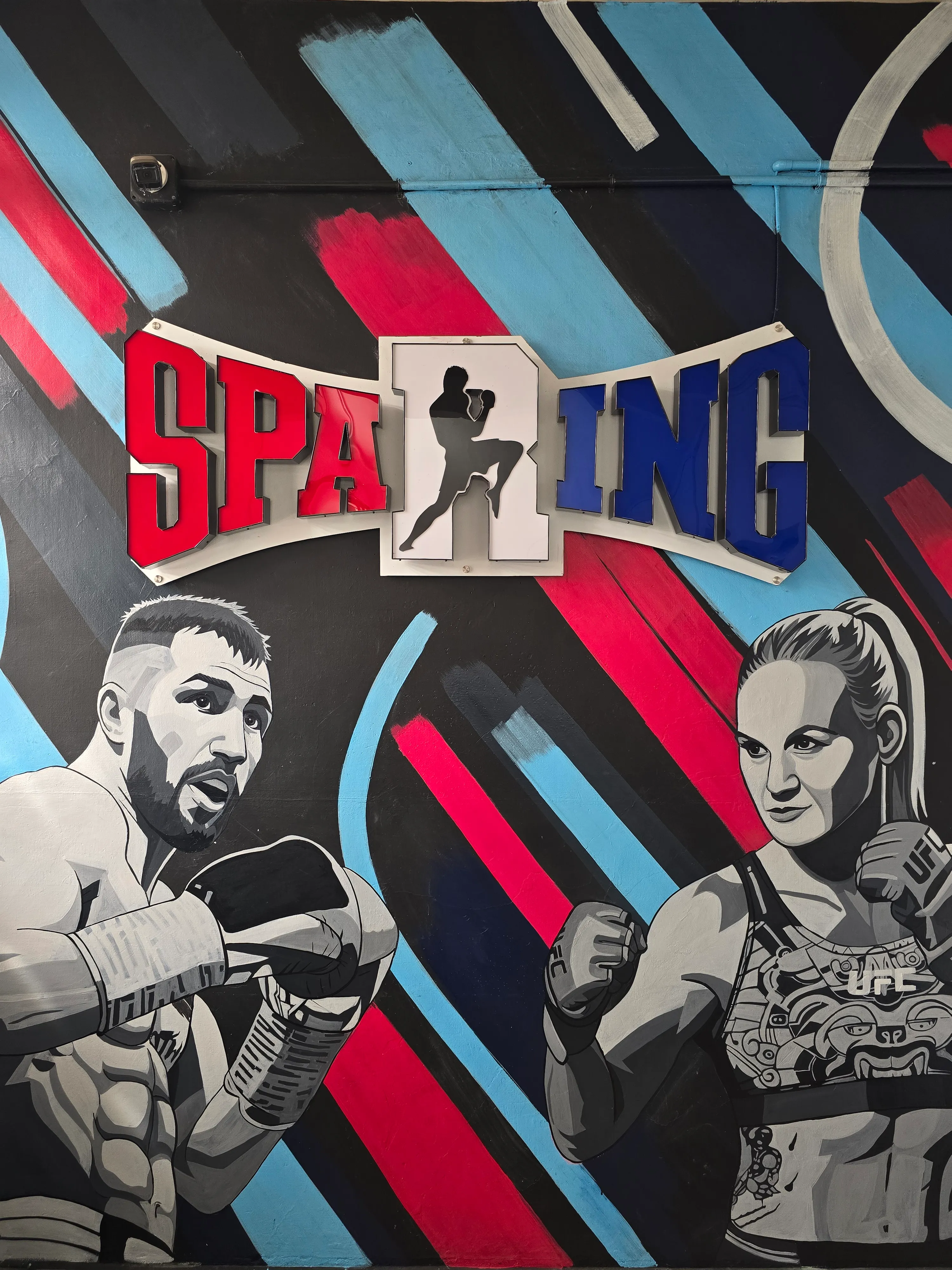 Sparing Multi Gym training floor, Shenoys Ernakulam