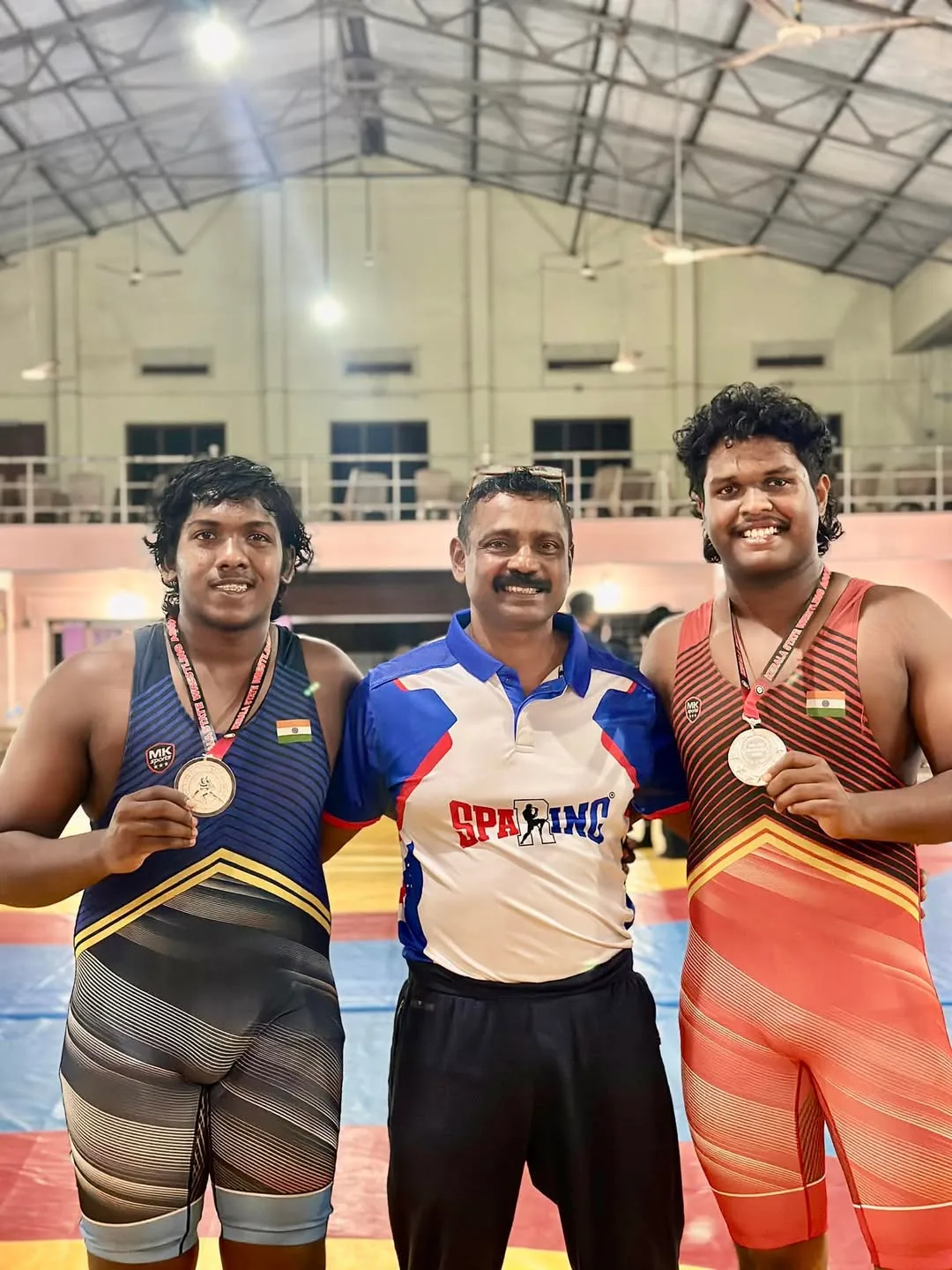 Wrestling training at Sparing Lifestyle Kochi